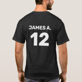 Camiseta atuendo del equipo de plantilla de personalizado (