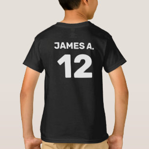 Camiseta atuendo del equipo de plantilla de personalizado (