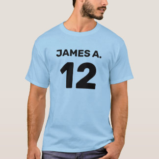 Camiseta atuendo del equipo de plantilla de personalizado (