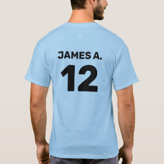 Camiseta atuendo del equipo de plantilla de personalizado (
