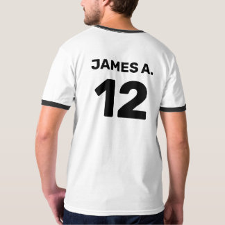 Camiseta atuendo del equipo de plantilla de personalizado (