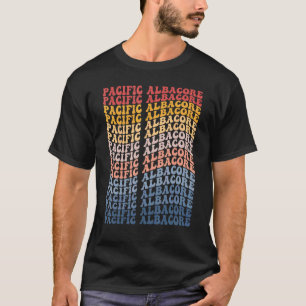 Camiseta Atún blanco del Pacífico Groovy Retro Fish