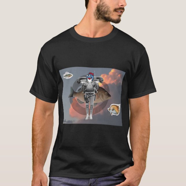 Camiseta Atún cohete (Anverso)