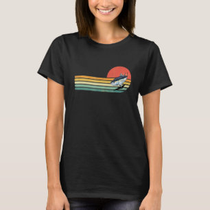 Camiseta Atún de aleta azul de agua salada de pesca retro v
