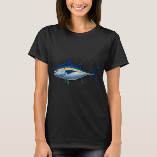 Camiseta Atún de aleta azul - Deporte Metalico Azul y Plate