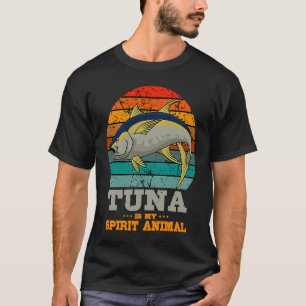 Camiseta Atún de pesca Espíritu Retro Vintage Pescador Pesc