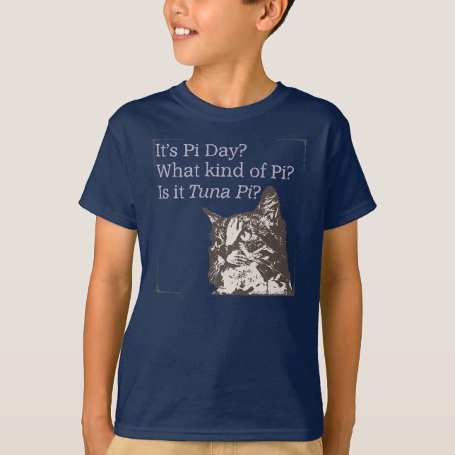 Camiseta Atún del gato del pi (Anverso)