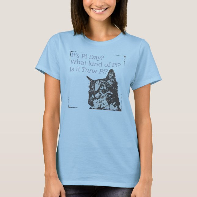 Camiseta Atún del gato del pi (Anverso)