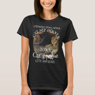 Camiseta Atún Gato Mezclador Mejor Vino Para Mascotas Recue
