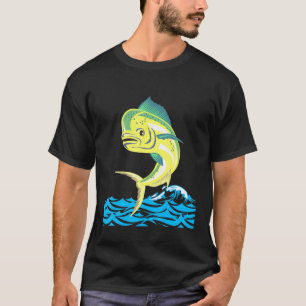 Camiseta Atún Mahi Mahi Pescadores de Peces de Agua Salada
