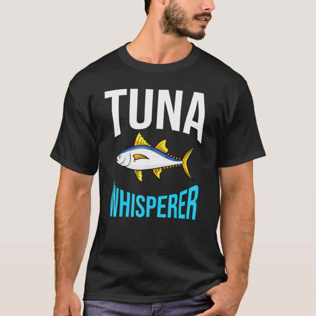 Camiseta Atún rojo Pesca atún azul (Anverso)