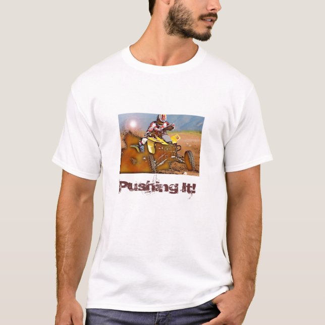 Camiseta ¡ATV_Corner1, empujándolo! (Anverso)