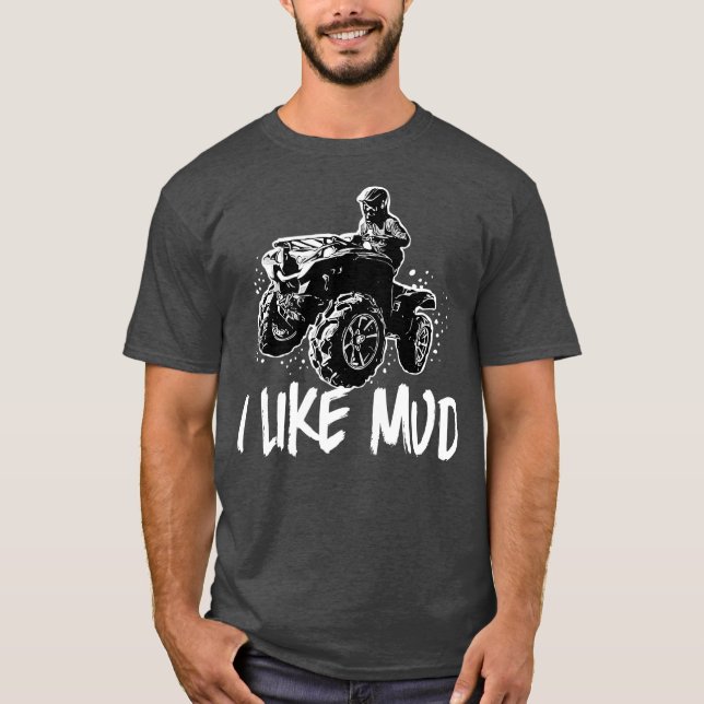 Camiseta ATV Cuatro Ruedas Fuera De Carretera Me Gusta El B (Anverso)