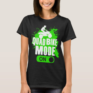 Camiseta ATV Cuatro Ruedas Modo De Bicicleta Cuádruple En N