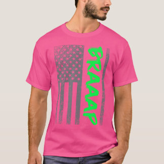 Camiseta Atv De Moto De Moto De Moda De La Bandera De Ee.Uu