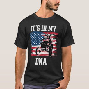 Camiseta ATV Está en mi ADN Quad Bike Four Wheeler American