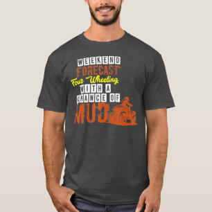 Camiseta ATV Four Wheels Rider para despegar y
