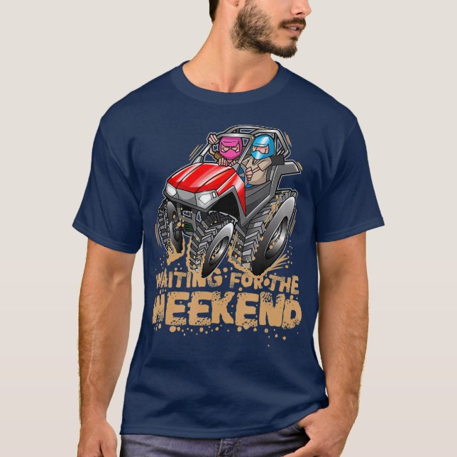 Camiseta ATV Off Road Side By Side Esperando Al (Anverso)