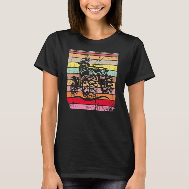 Camiseta ATV Quad Bike 4 Wheelage Retro ATV Riding (Anverso)
