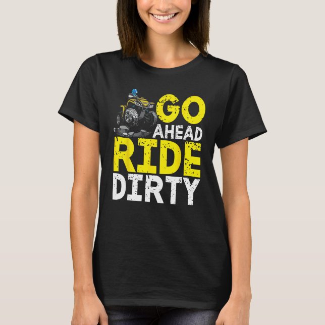 Camiseta ATV  Quad Bike ATV Outdoor Mudding Offroading 1 (Anverso)
