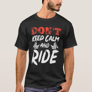 Camiseta ATV Quad Biker Cuatro Ruedas Vintage no se queda C