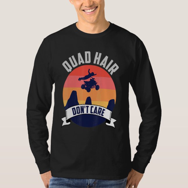 Camiseta Atv Quad Hait No Care (Anverso)