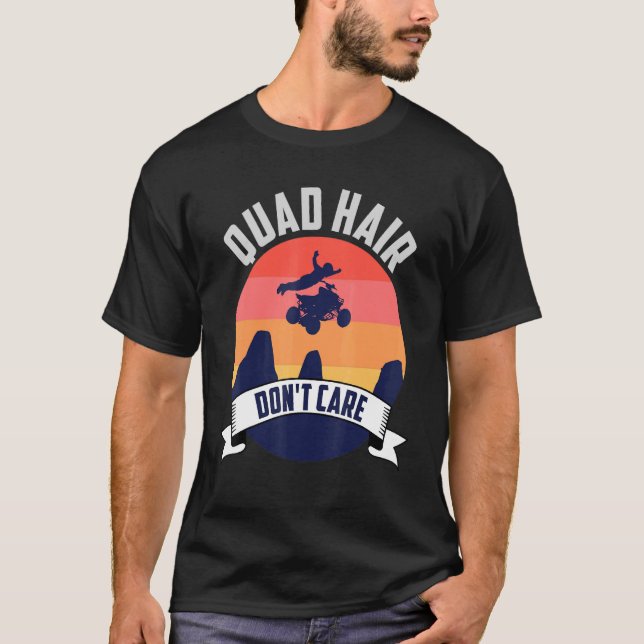 Camiseta Atv Quad Hait No Care (Anverso)