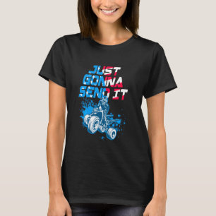 Camiseta Atv Solo Lo Enviará Funny Bandera Estadounidense D