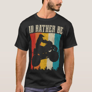 Camiseta ATV Vintage Funny Retro Quad Bike Four Wheeler Wee