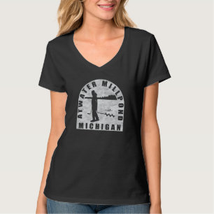 Camiseta Atwater Millpong Ice Fishing Michigan