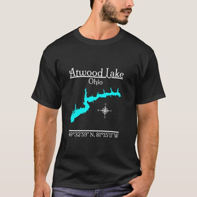 Camiseta Atwood Lake Ohio Long Sleeve T Shirt (Anverso)