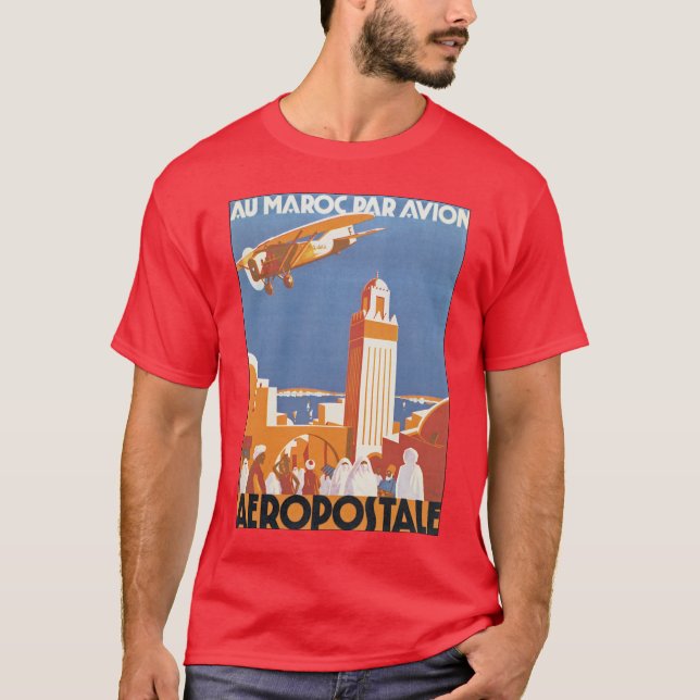 Camiseta Au Maroc Par Avion (Anverso)
