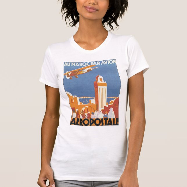 Camiseta Au Maroc Par Avion (Anverso)