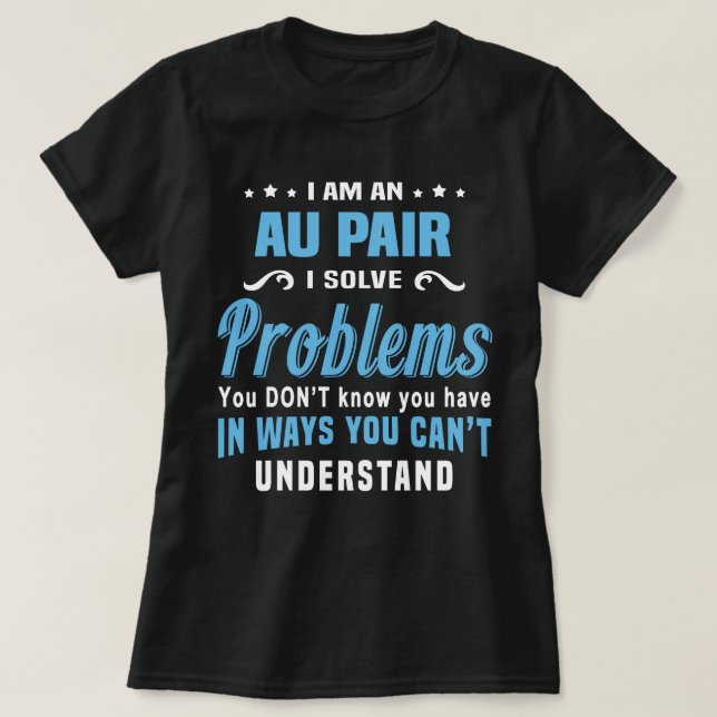 Camiseta Au Pair (Diseño del anverso)