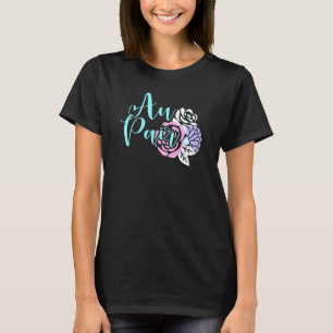 Camiseta Au Pair Design con flores