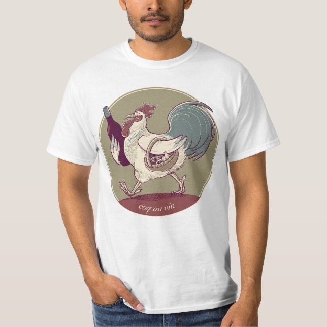 Camiseta Au Vin de Coq (Anverso)