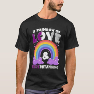 Camiseta Aual A Rainbow of Love Understanding