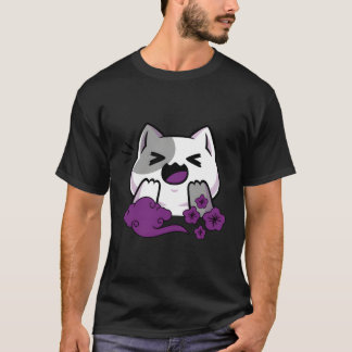 Camiseta Aual Subtle Ace Pride Anime Y Cat Japonés Lgbtq