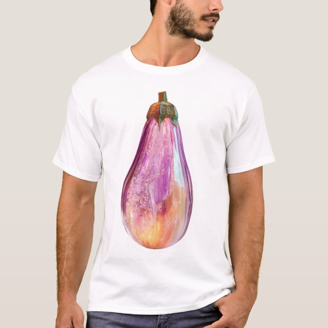 Camiseta Aubergine Galactique - Galactic Eggplant (Anverso)