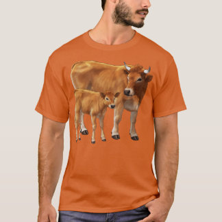 Camiseta Aubrac Cow y Cute Calf