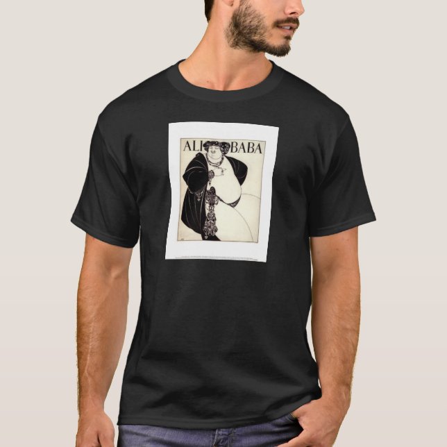 CAMISETA AUBREY BEARDSLEY - IMPRESIÓN DEL BIZCOCHO BORRACHO (Anverso)