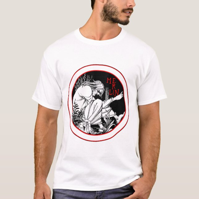 Camiseta Aubrey Beardsley Merlin (Anverso)