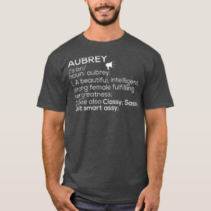 Camiseta Aubrey Nombre Aubrey Definición Aubrey Nombre feme