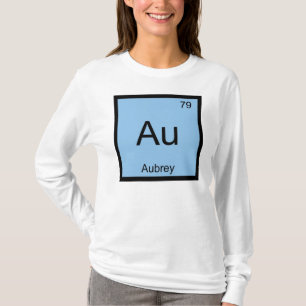 Camiseta Aubrey Nombre Elemento Químico Tabla Periódica