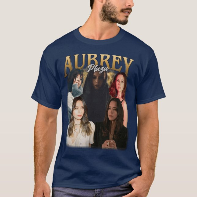 Camiseta Aubrey Plaza Amigos vintage (Anverso)