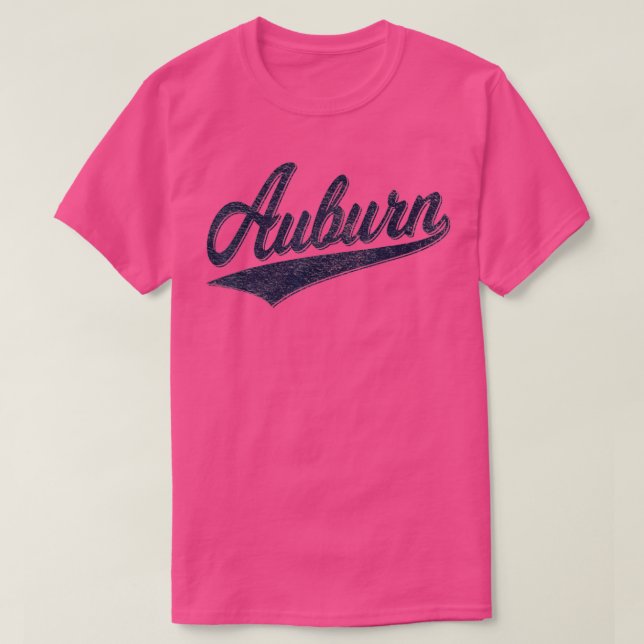 CAMISETA AUBURN ALABAMA VARSCRIPT CLÁSICO DEPORTES JERSE (Diseño del anverso)