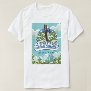 Camiseta Auburn, Maine, esquí de Lost Valley