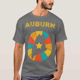Camiseta Auburn Maine Vintage Molestias de recuerdo 1