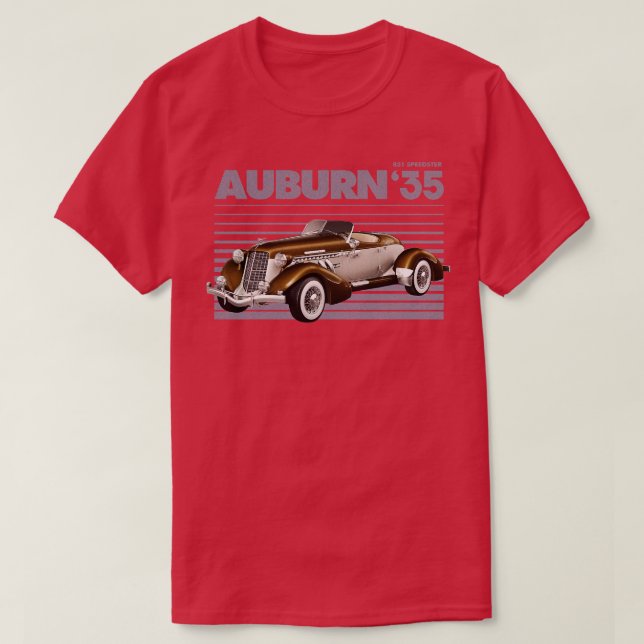 CAMISETA AUBURN SPEEDSTER (Diseño del anverso)