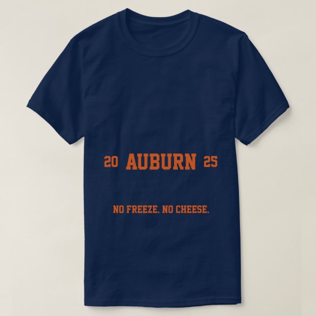 Camiseta Auburn Tigers 2025 (Diseño del anverso)